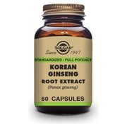 Extracto de Ginseng Coreano 60 Capsulas | Solgar - Dietetica Ferrer