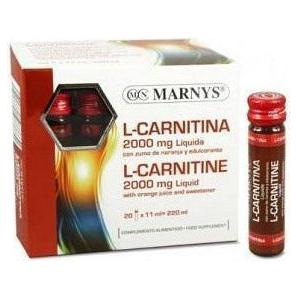 L Carnitina 2000 20 Viales | Marnys - Dietetica Ferrer