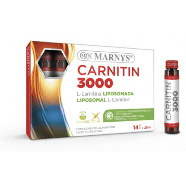 L-Carnitina 3000 14 Viales | Marnys - Dietetica Ferrer