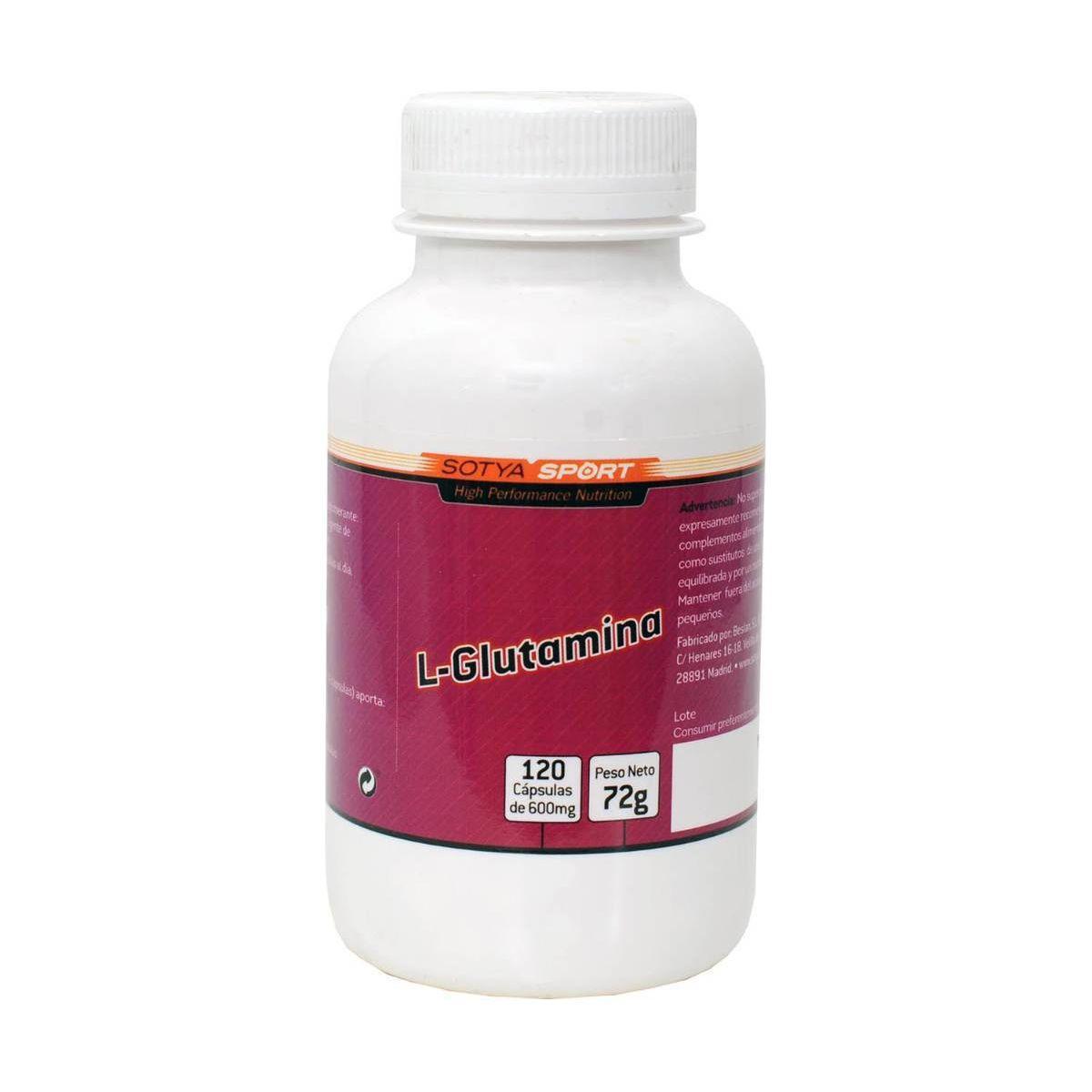 L Glutamina 800 mg 120 Capsulas | Sotya - Dietetica Ferrer