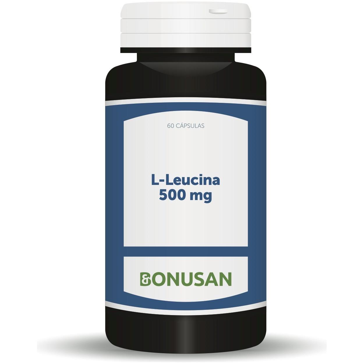 L Leucina 500 mg 60 Capsulas | Bonusan - Dietetica Ferrer