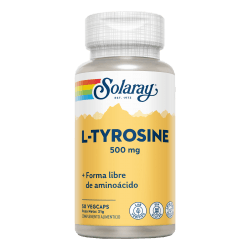 L Tyrosine 500 Mg 50 Capsulas | Solaray - Dietetica Ferrer