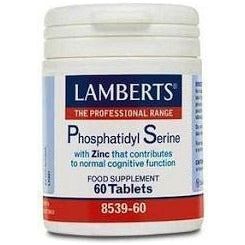 Fosfatidil Serina 100mg con Zinc 60 Comprimidos | Lamberts - Dietetica Ferrer