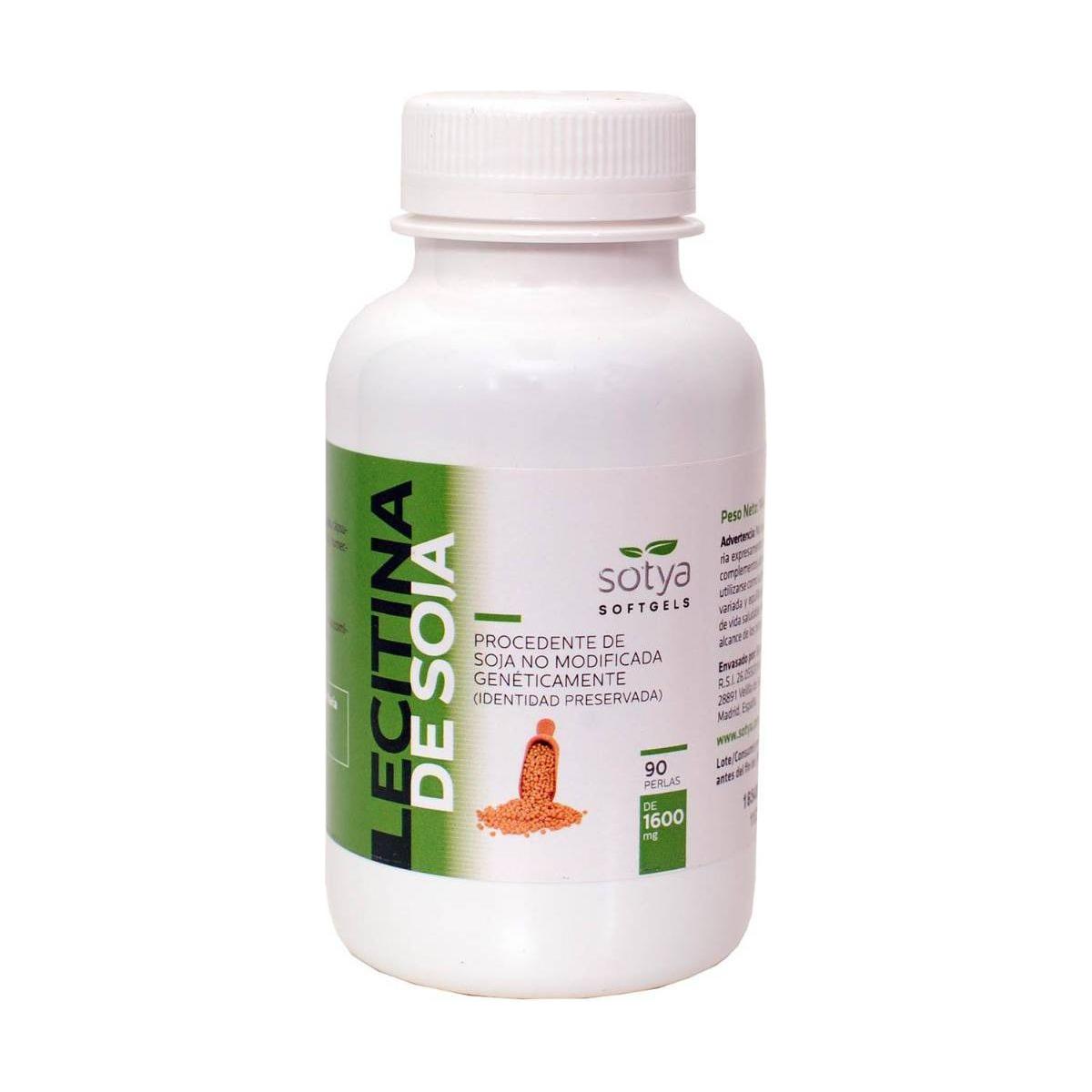 Lecitina de Soja 1600 mg Perlas | Sotya - Dietetica Ferrer