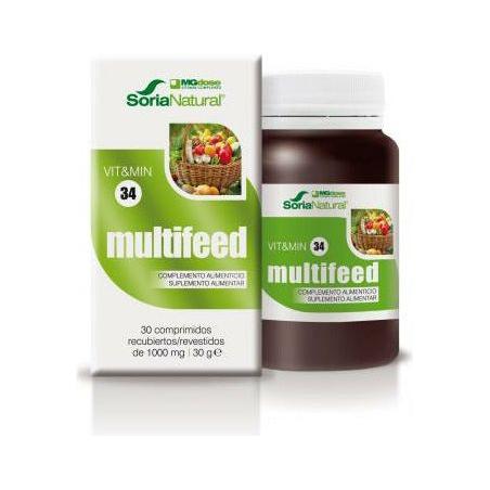 Mgdose Vit&Min Multifeed 30 Comprimidos | Soria Natural - Dietetica Ferrer