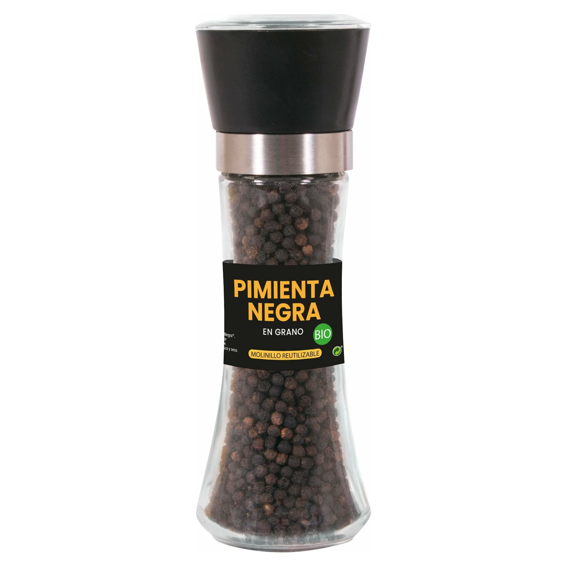 Molinillo con Pimienta Negra Bio 85 gr | Sol Natural - Dietetica Ferrer