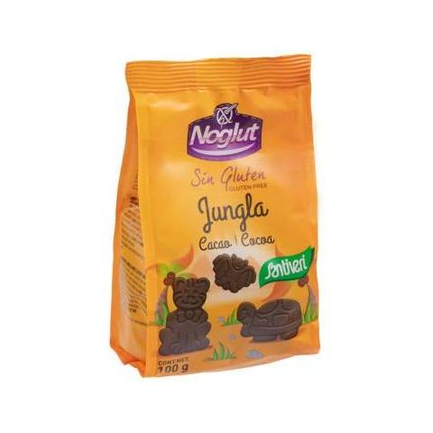 Noglut Galletas Jungla Cacao 100 gr | Santiveri - Dietetica Ferrer