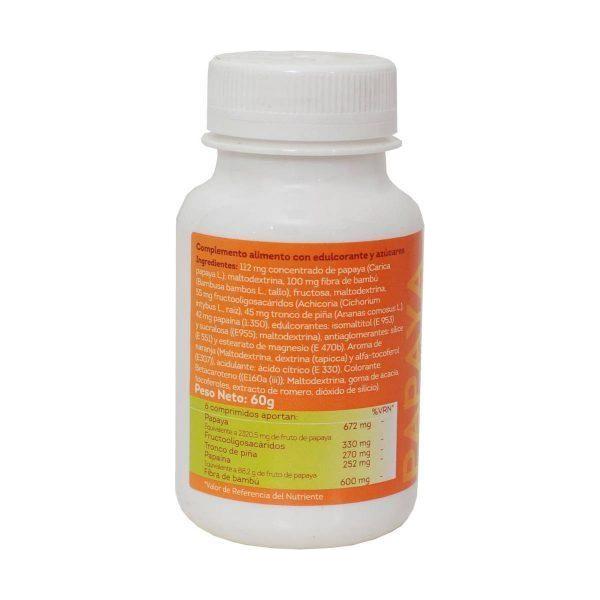 Papaya 100 Comprimidos | Sotya - Dietetica Ferrer