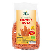 Penne Lenteja Roja Con Lino Bio 250 gr | Sol Natural - Dietetica Ferrer