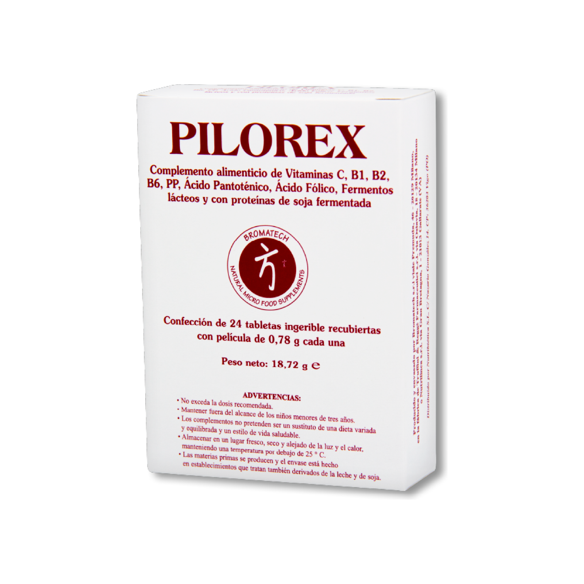 Pilorex 24 cápsulas | Bromatech - Dietetica Ferrer