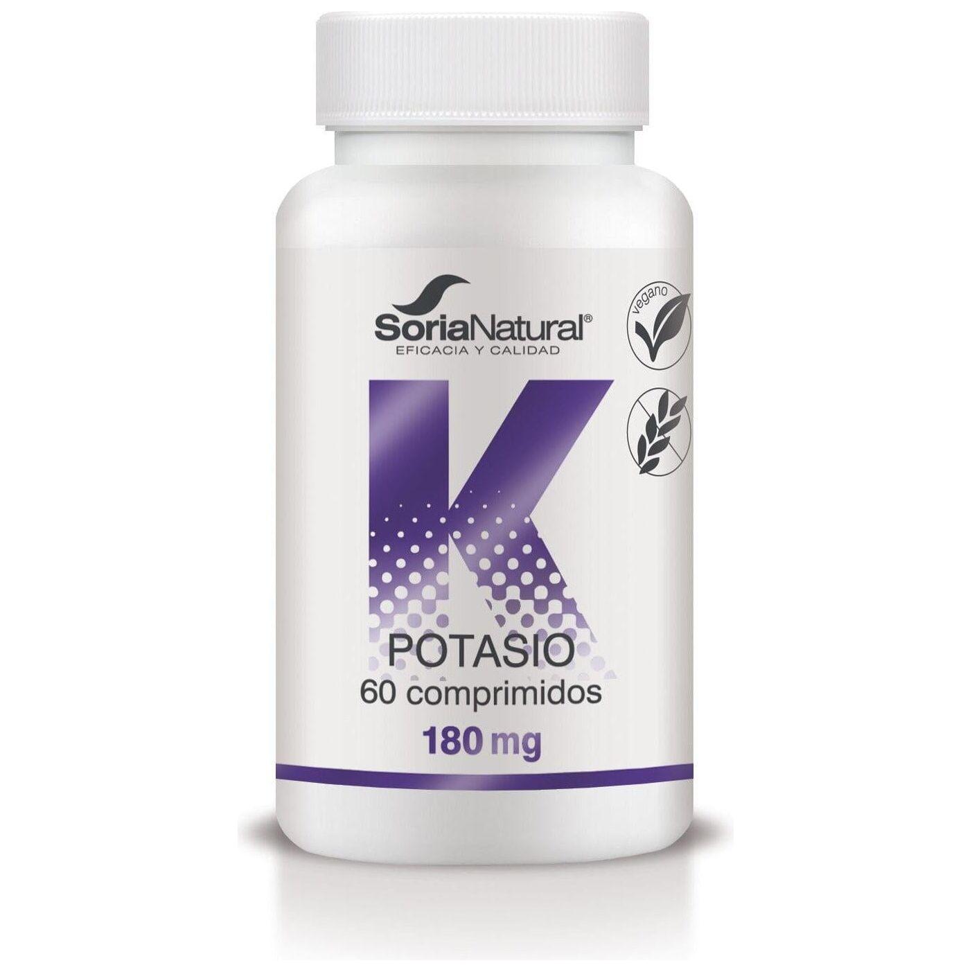 Potasio Retard 60 comprimidos | Soria Natural - Dietetica Ferrer
