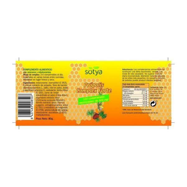 Propoleo Complex 100 Comprimidos | Sotya - Dietetica Ferrer