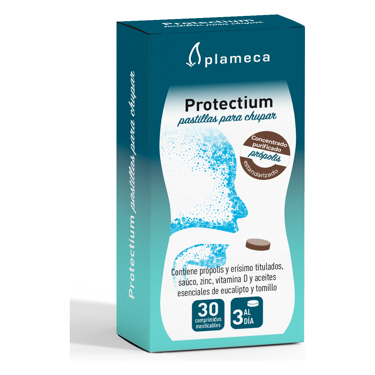 Protectium Pastillas para chupar 30 comprimidos | Plameca - Dietetica Ferrer