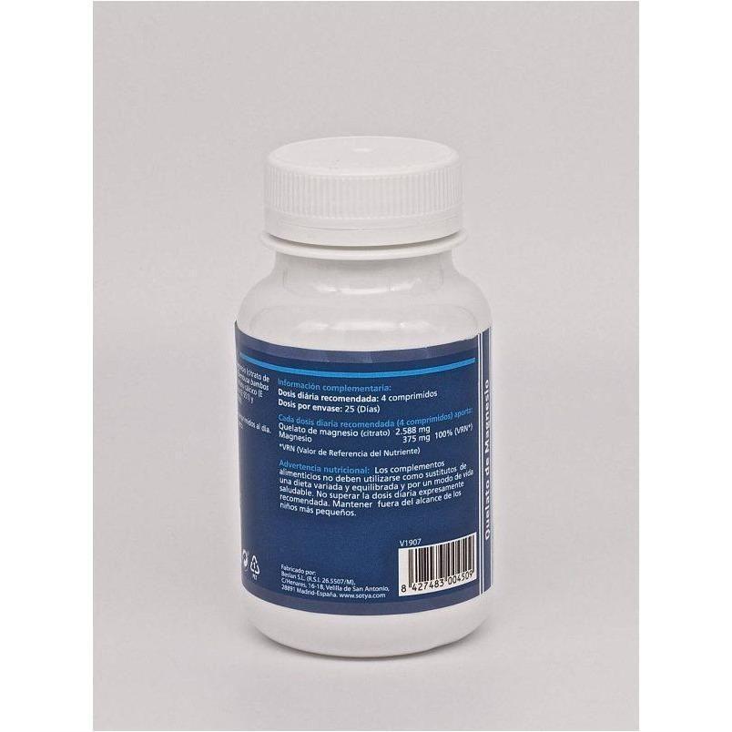 Quelato de Magnesio 100 Comprimidos | Sotya - Dietetica Ferrer
