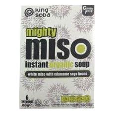 Sopa de Miso y Semillas de Edamame Bio 6 Unidades | King Soba - Dietetica Ferrer