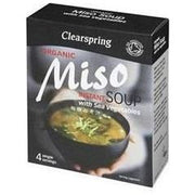 Sopas Instantaneas Japonesas Miso y Algas 4 x 10 gr | Clearspring - Dietetica Ferrer