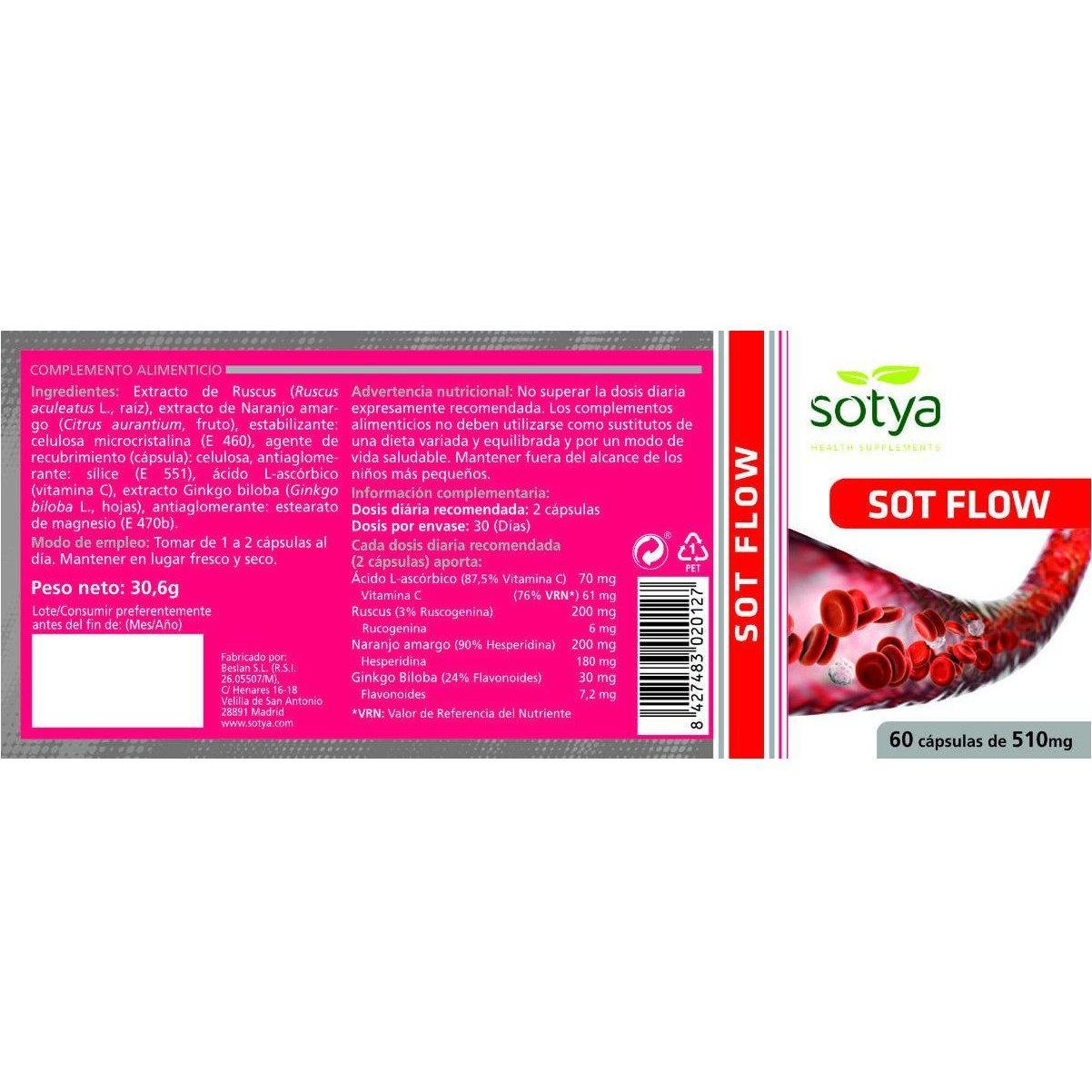Sot Flow 60 Capsulas | Sotya - Dietetica Ferrer