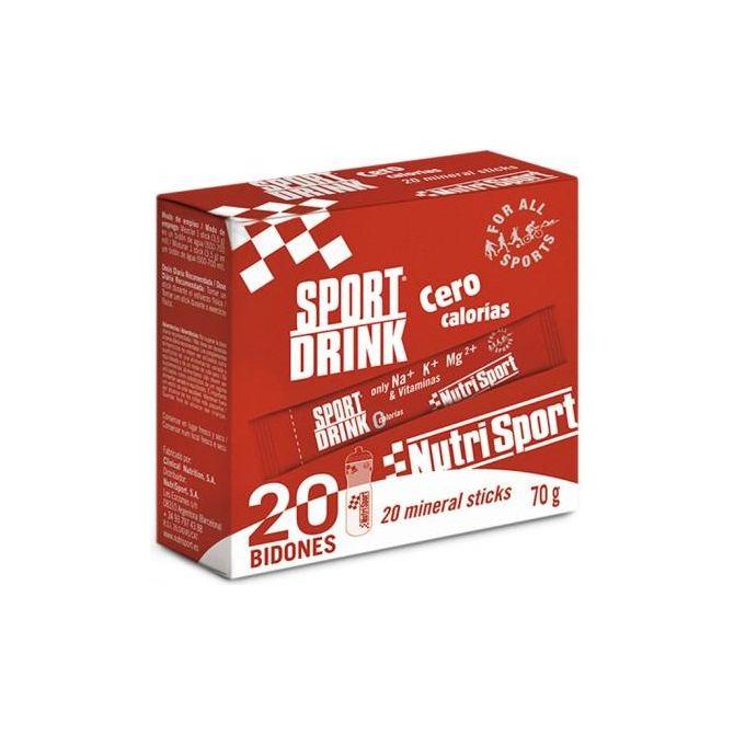 Sport Drink Zero Calorias 20 Sticks | Nutrisport - Dietetica Ferrer