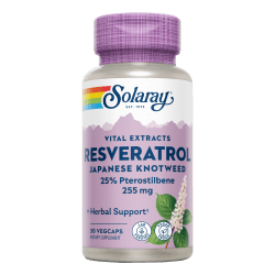 Super Resveratrol 250 Mg 30 Capsulas | Solaray - Dietetica Ferrer