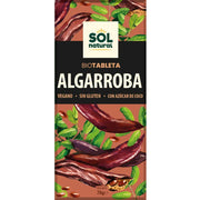 Tableta de Algarroba Bio 70 gr | Sol Natural - Dietetica Ferrer