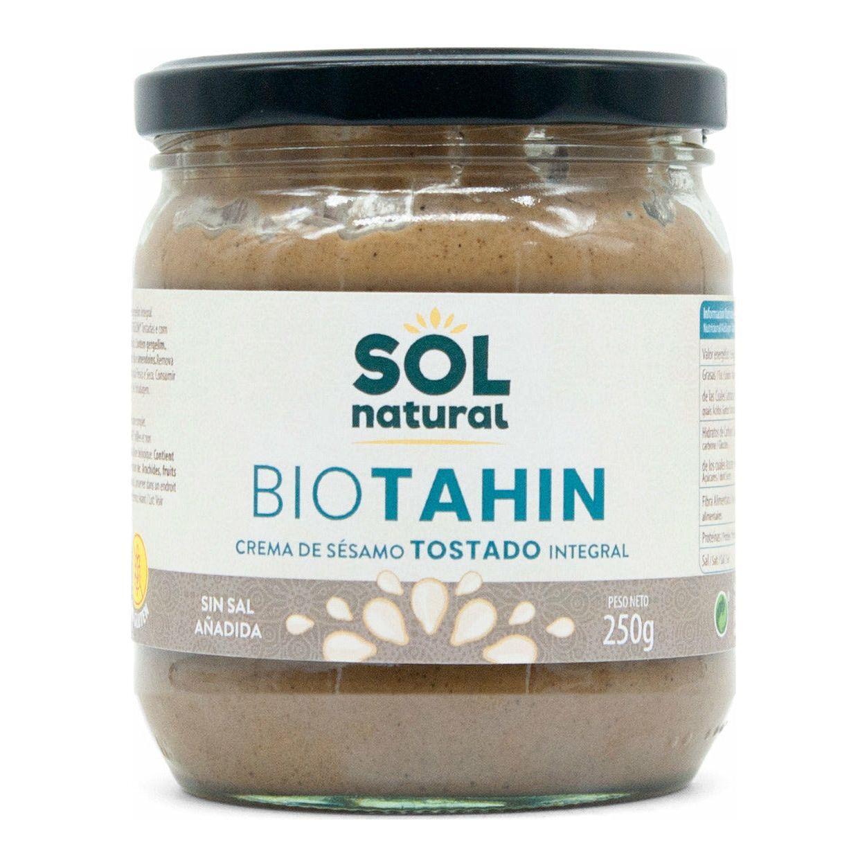 Tahin Tostado Bio 250 gr | Sol Natural - Dietetica Ferrer