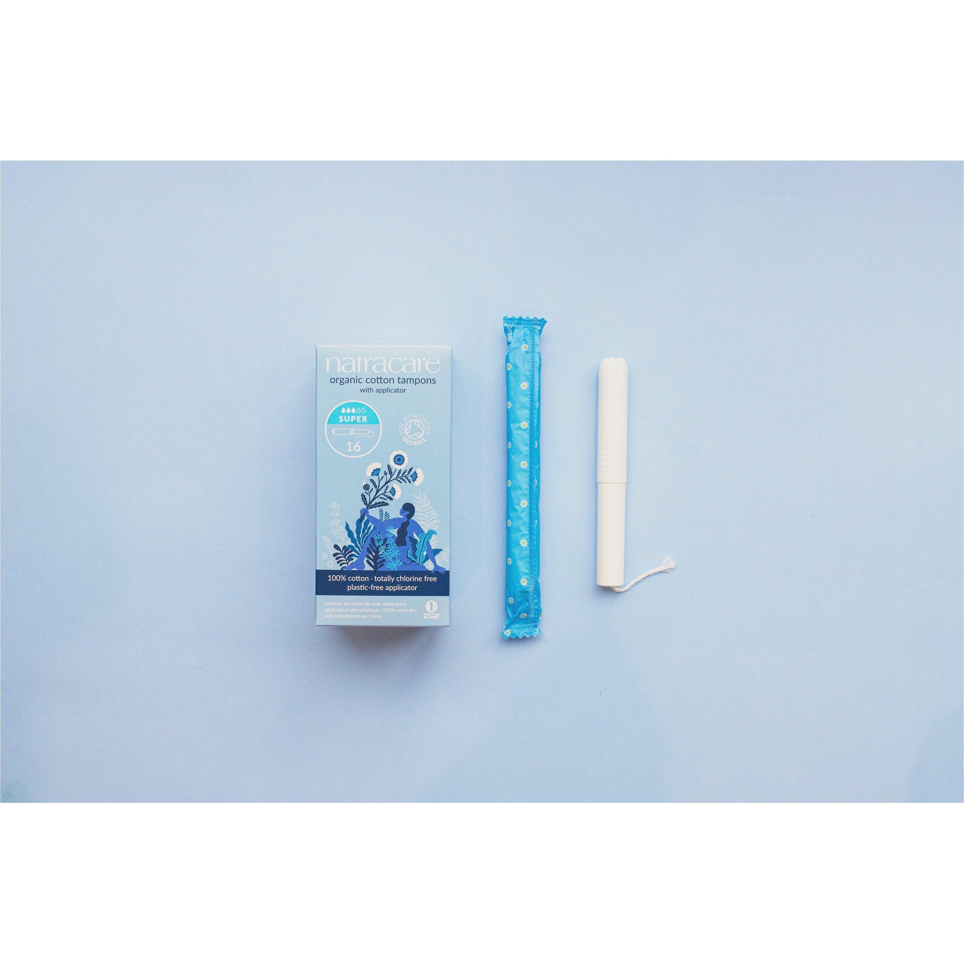 Tampon Super con Aplicador Bio 16 Unidades | Natracare - Dietetica Ferrer