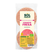 Tortas de Arroz Bañadas Con Yogur de Fresa Bio 6 Unidades | Sol Natural - Dietetica Ferrer
