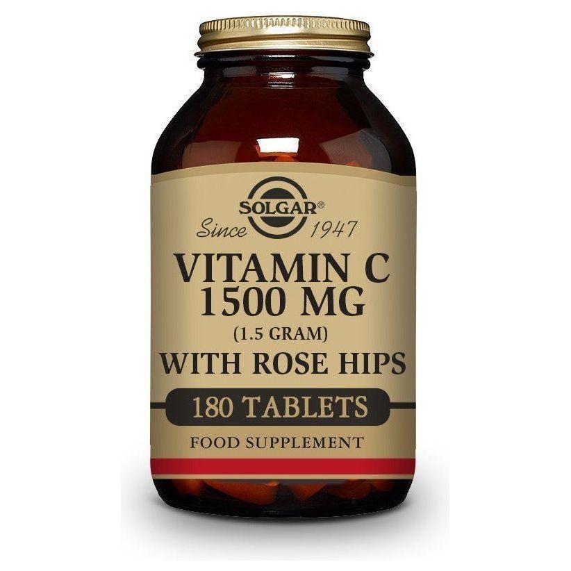 Vitamin C 1500 Mg With Rose Hips | Solgar - Dietetica Ferrer