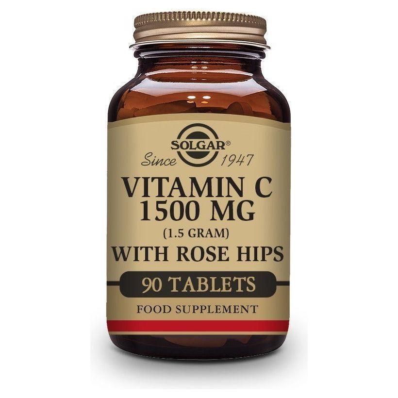 Vitamin C 1500 Mg With Rose Hips | Solgar - Dietetica Ferrer