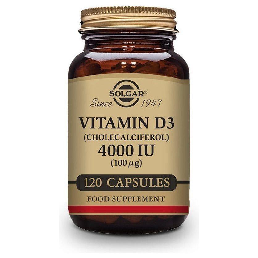 Vitamina D3 4000 Ui 100 µg Colecalciferol | Solgar - Dietetica Ferrer