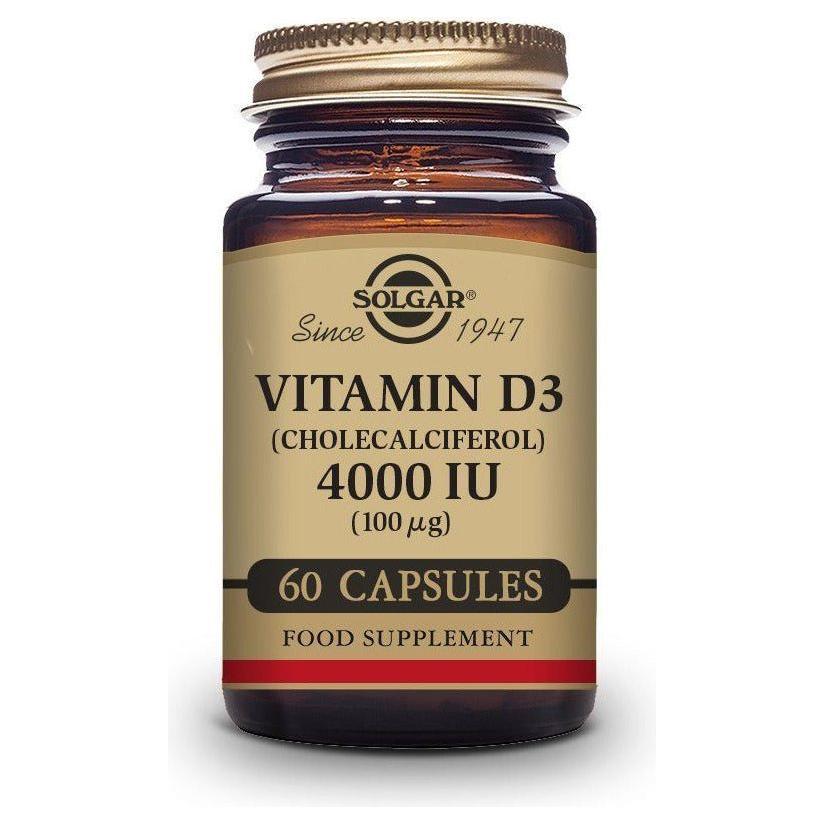 Vitamina D3 4000 Ui 100 µg Colecalciferol | Solgar - Dietetica Ferrer