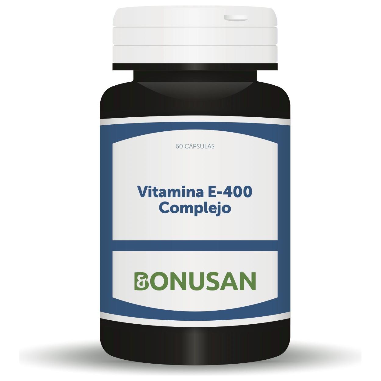 Vitamina E 400 Complejo 60 Capsulas de Gel | Bonusan - Dietetica Ferrer