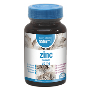 Zinc 60 Comprimidos | Naturmil - Dietetica Ferrer