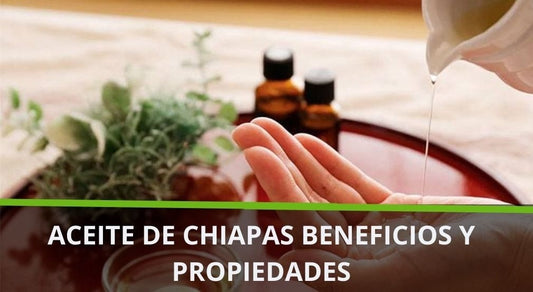 Aceite de Chiapas beneficios y propiedades