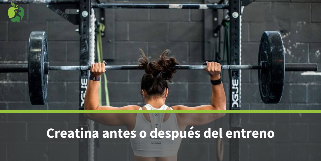 Creatina antes o después de entrenar: ¿cuándo tomarla?