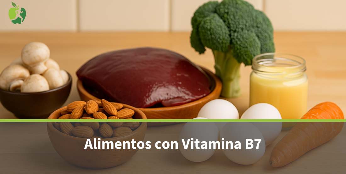 Alimentos con Vitamina B7 (Biotina): cuáles son, beneficios y cómo incluirlos en tu dieta