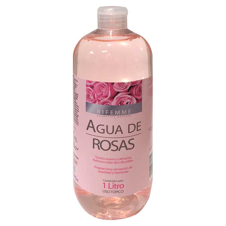 Agua De Rosas 1 L | Bifemme - Dietetica Ferrer