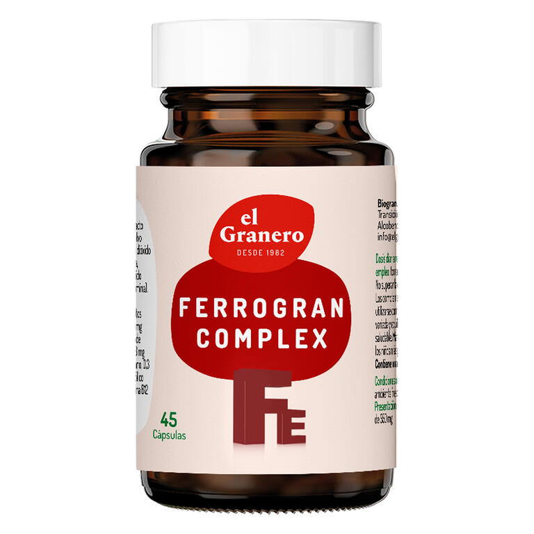 Ferrogran 45 Capsulas | El Granero Integral - Dietetica Ferrer