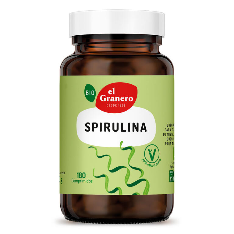 Spirulina Bio 180 Comprimidos | El Granero Integral - Dietetica Ferrer