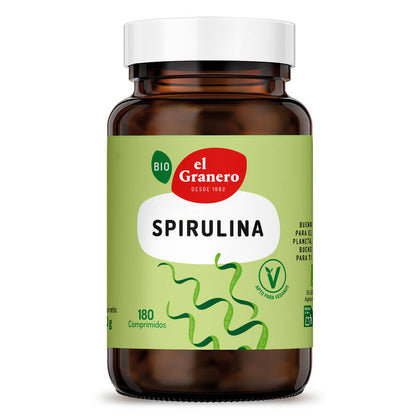 Spirulina Bio 180 Comprimidos | El Granero Integral - Dietetica Ferrer