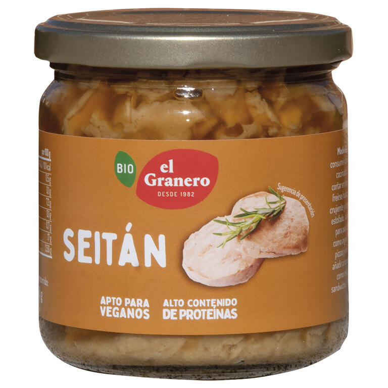 Seitan En Conserva Bio 385 gr | El Granero Integral - Dietetica Ferrer