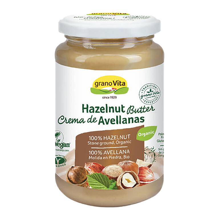 Crema de Avellanas Bio 350 gr | Granovita - Dietetica Ferrer