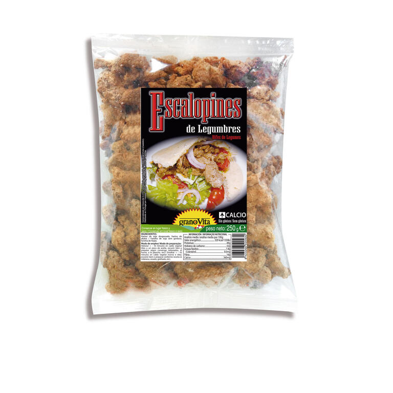 Escalopines de Soja y Legumbres Texturizados 250 gr | Granovita - Dietetica Ferrer