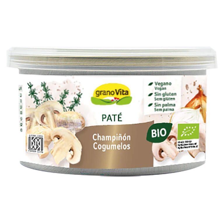 Pate de Champiñon Bio 125 gr | Granovita - Dietetica Ferrer