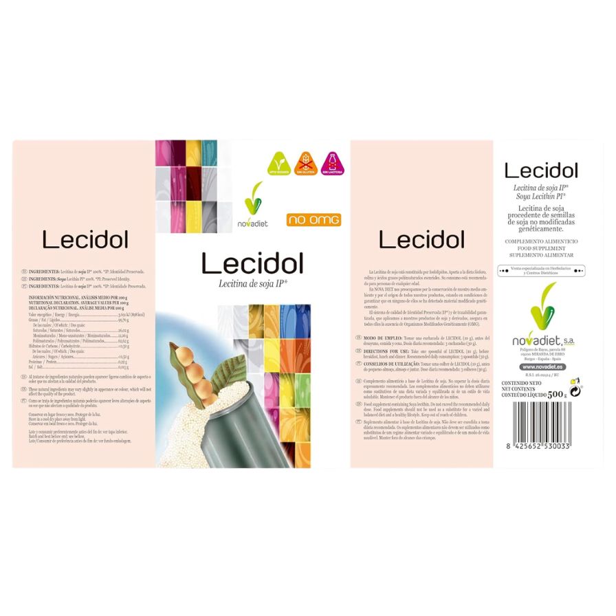 Lecidol 500 gr | Novadiet - Dietetica Ferrer