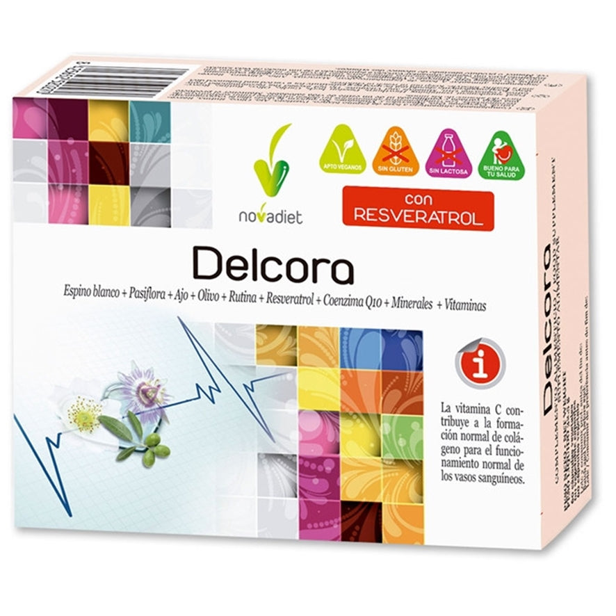 Delcora 60 cápsulas | Novadiet - Dietetica Ferrer
