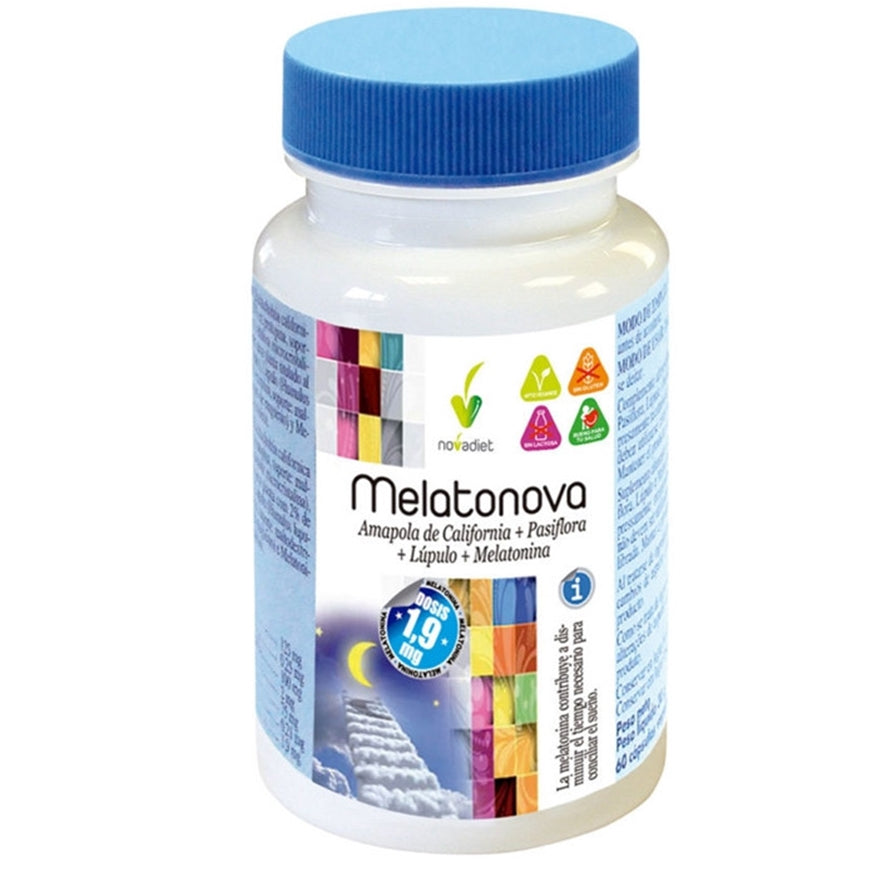 Melatonova 60 cápsulas | Novadiet - Dietetica Ferrer