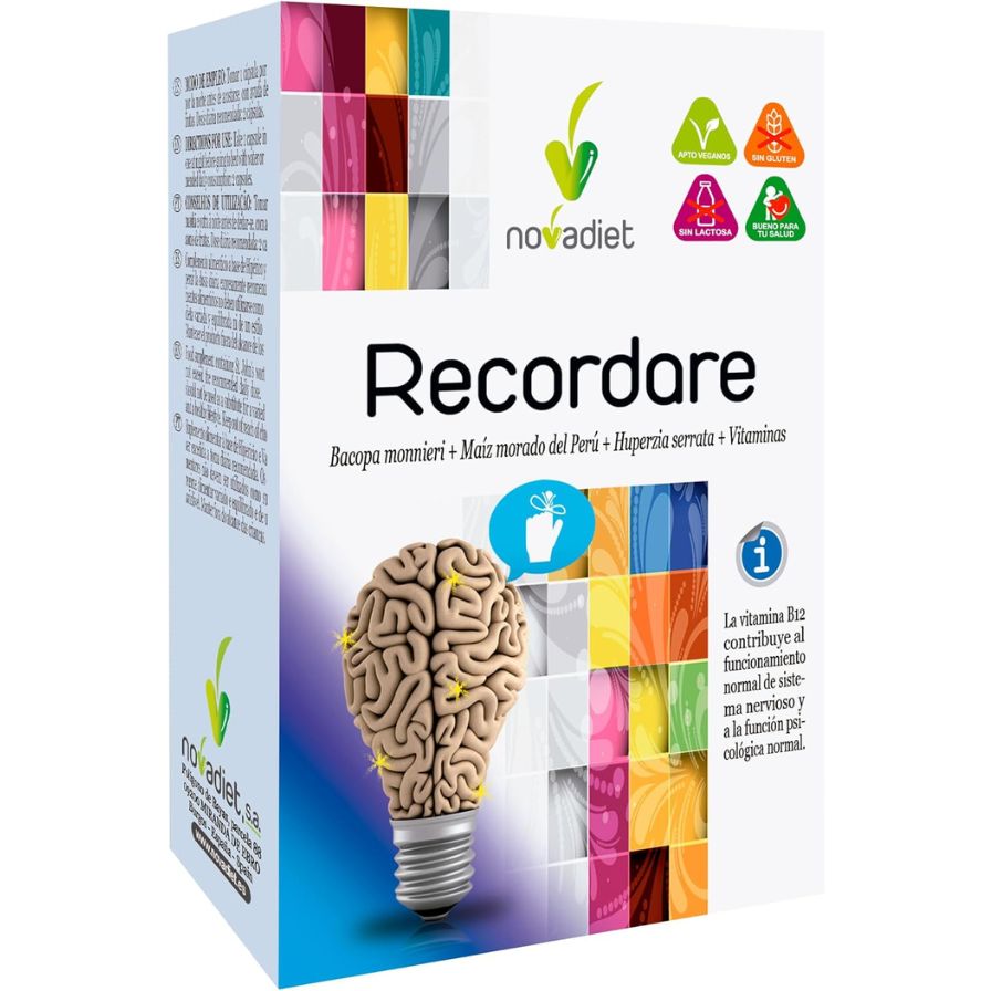 Recordare 30 cápsulas | Novadiet - Dietetica Ferrer