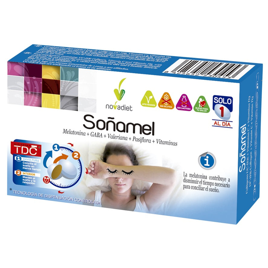 Soñamel 30 comprimidos | Novadiet - Dietetica Ferrer