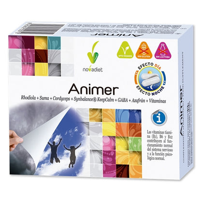 Animer 60 cápsulas | Novadiet - Dietetica Ferrer